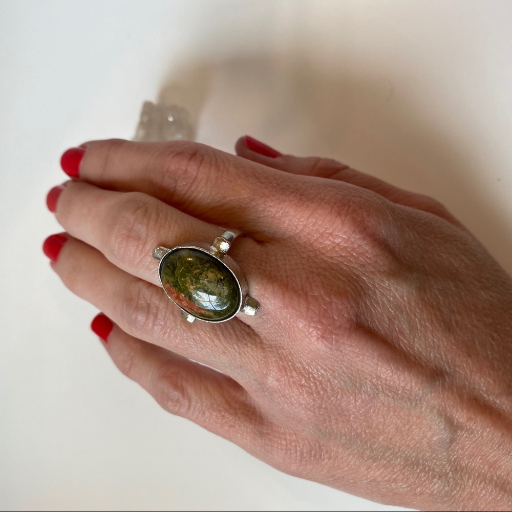 Silver Stone Ring